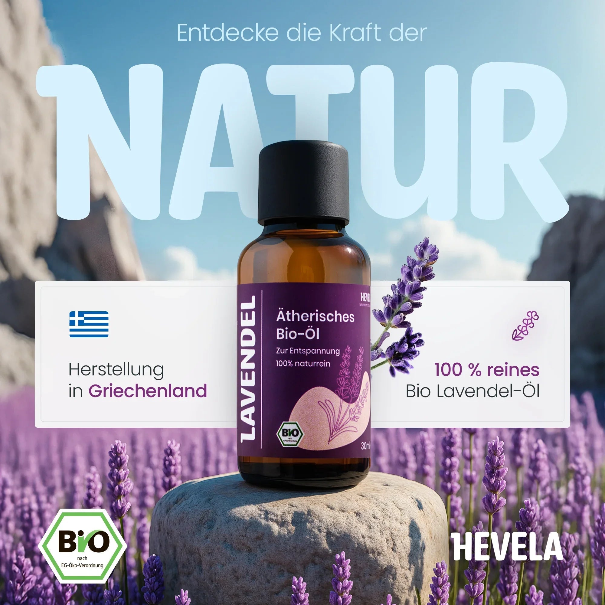 Bio - Lavendelöl - Hevela