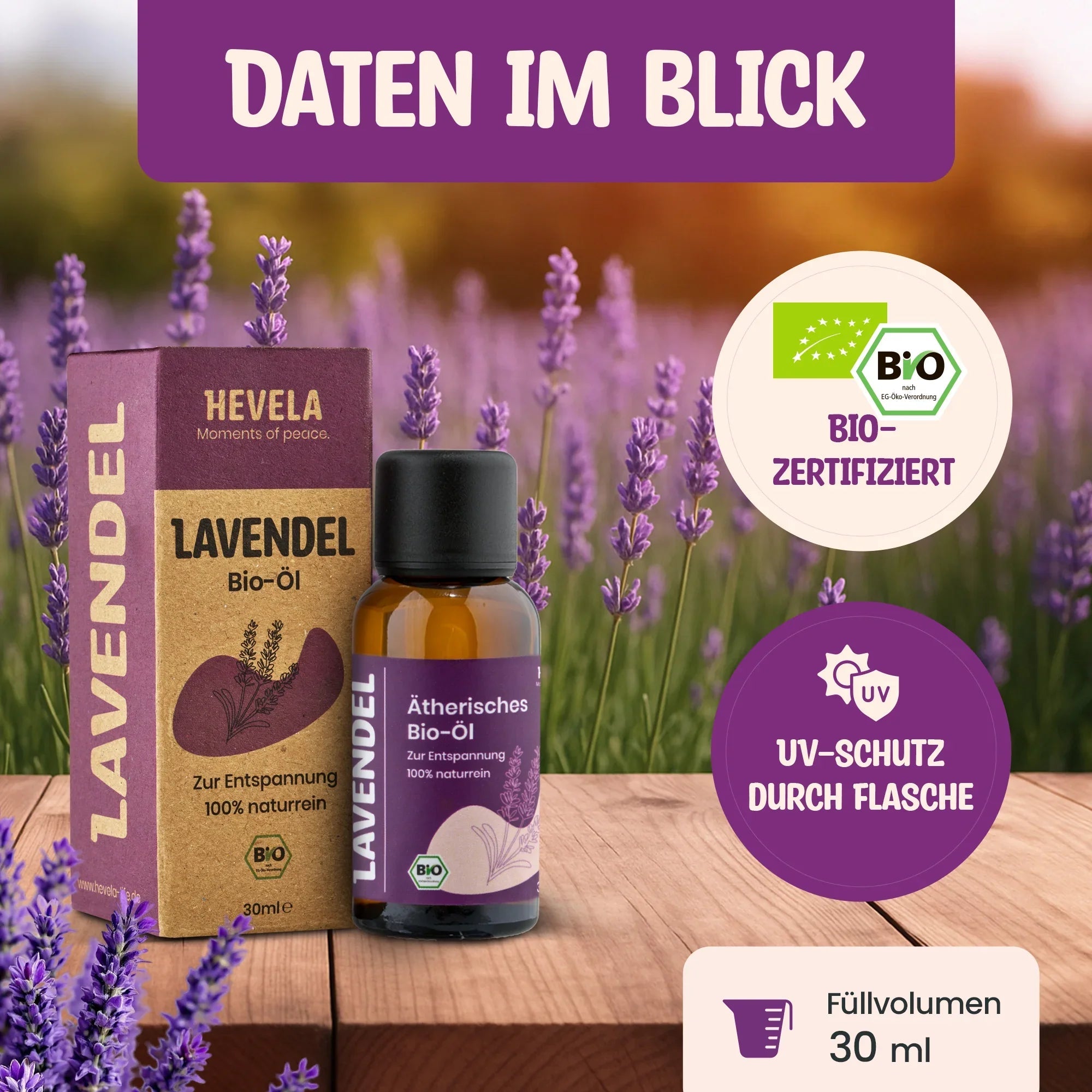 Bio - Lavendelöl - Hevela