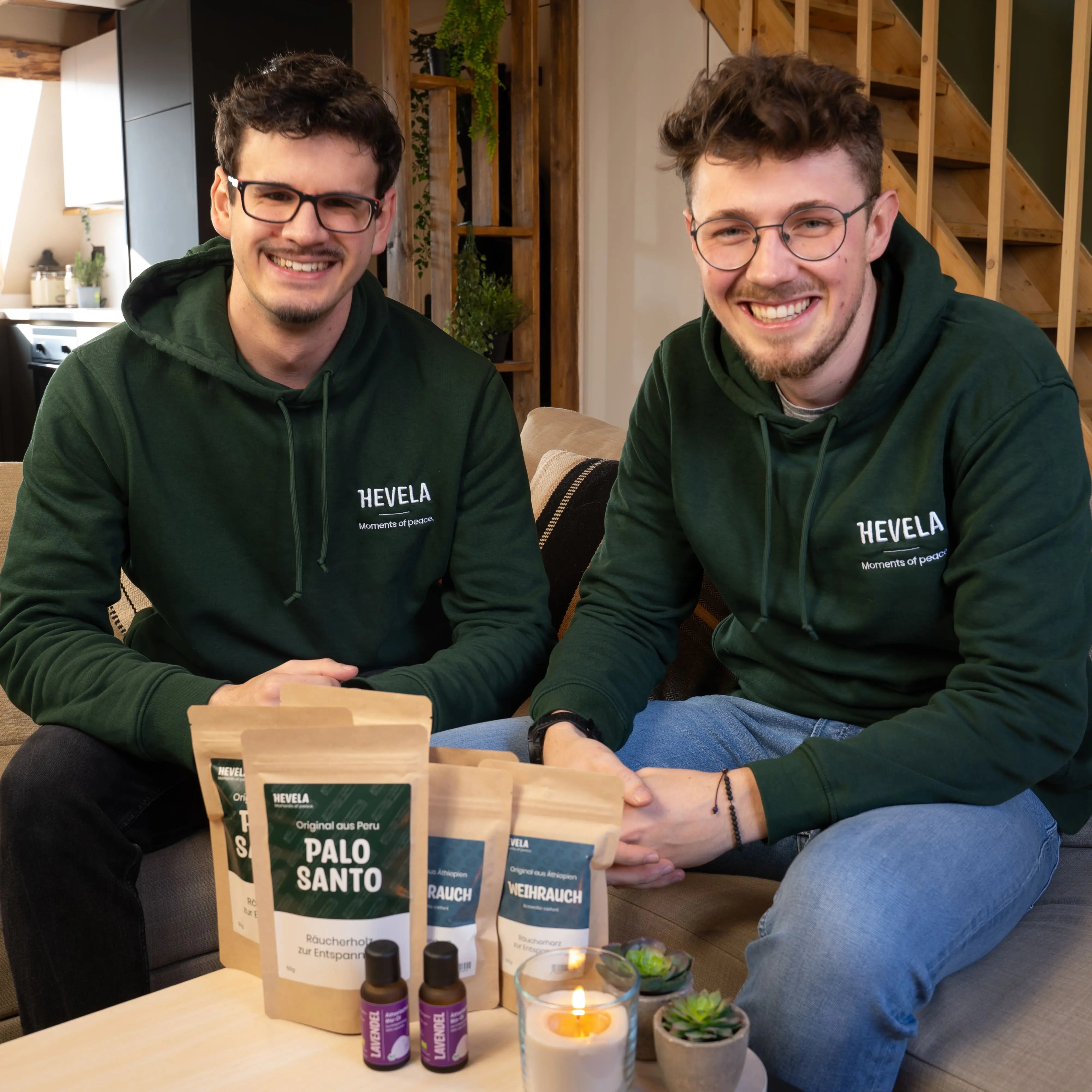 Die Gründer von Hevela (links: Malte Hübel, rechts:Ben Lutz)
